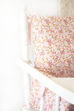 Coussin de chaise haute bébé en coton enduit Oeko-Tex / Rose