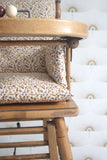 Coussin de chaise haute bébé en coton enduit Oeko-Tex / Léo