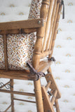 Coussin de chaise haute bébé en coton enduit Oeko-Tex / Léo