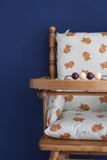 Coussin chaise haute en coton enduit - Hey bears !