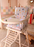 Coussin de chaise haute bébé en coton enduit Oeko-Tex / Tommy