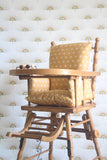 Coussin de chaise haute bébé en coton enduit Oeko-Tex / Roméo