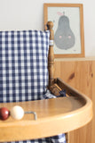 coussin chaise haute vichy