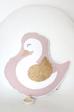 Coussin musical cygne