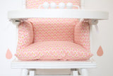 ★ Coussin chaise haute en coton enduit ★