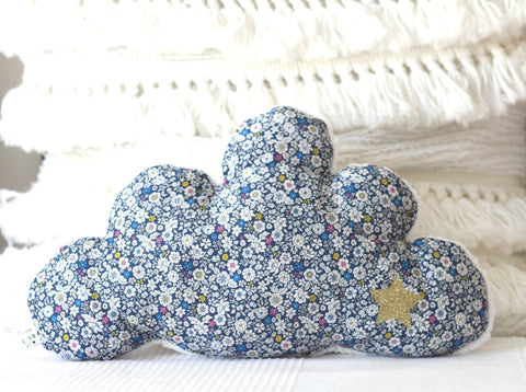 ☁ Coussin nuage fleurs ☁