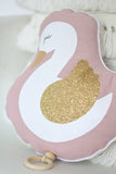 Coussin musical cygne