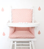 ★ Coussin chaise haute en coton enduit ★