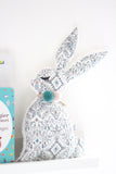 Lapin doudou déco fourrure