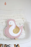 Coussin musical cygne