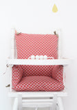 ★ Coussin chaise haute en coton enduit ★