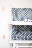 ★ Coussin chaise haute / Indy bleu ★