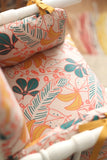 Coussin de chaise haute bébé en coton enduit Oeko-Tex / Jungle Banana