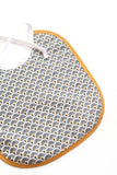 Bavoir bébé en coton enduit / Ethnik marine