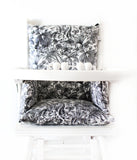 Coussin de chaise haute bébé en coton enduit Oeko-Tex / Charlie