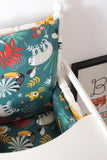 Coussin de chaise haute bébé en coton enduit Oeko-Tex / Amazonia