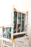 Coussin de chaise haute bébé en coton enduit Oeko-Tex / Amazonia