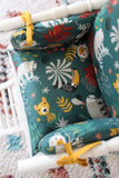 Coussin de chaise haute bébé en coton enduit Oeko-Tex / Amazonia