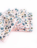 Lot de 5 lingettes lavables - Tissu Oeko-tex et éponge de bambou bio