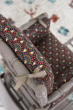 Coussin de chaise haute en coton enduit Oeko-Tex "Peacock"