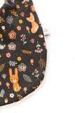 Coussin de chaise haute en coton enduit Oeko-Tex "Fruity" /assise chaise haute bois vintage