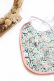 Bavoir bébé en coton enduit
