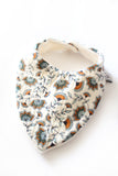Bavoir bandana double gaze Oeko-Tex