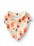Bavoir bandana double gaze Oeko-tex - Cool Kids