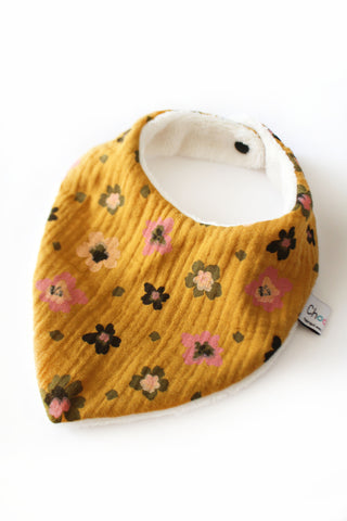 Bavoir bandana double gaze Oeko-tex