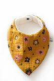 Bavoir bandana double gaze Oeko-tex