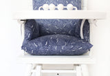 Coussin de chaise haute bébé en coton enduit Oeko-Tex / Yoko