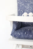 Coussin de chaise haute bébé en coton enduit Oeko-Tex / Yoko