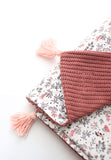 Couverture bébé naissance grosses mailles Oeko-Tex - Lily