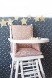 Coussin de chaise haute bébé en coton enduit Oeko-Tex / LOLA