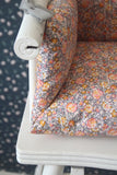 Coussin de chaise haute bébé en coton enduit Oeko-Tex / LOLA