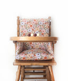 coussin chaise haute fleurs en coton enduit chaise ancienne